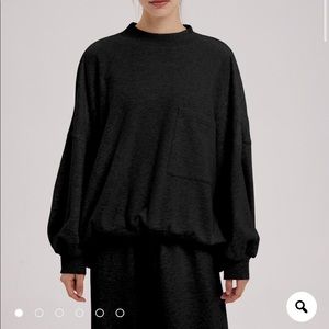 Nap Loungewear Oversized Sweatshirt and pants black